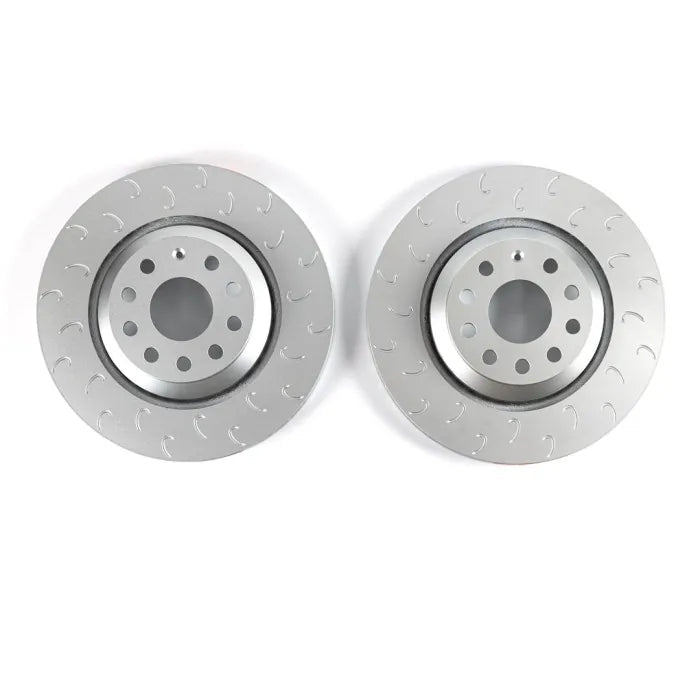 034Motorsport 1-Piece Rear Brake Rotor Upgrade Kit, MK8 VW GTI, Audi 8V/8V.5 S3/RS3 & Mk7/Mk7.5 Golf R, & MK7/Mk7.5 VW GTI w/ Performance Pack