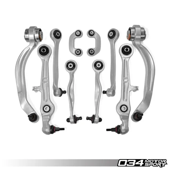 034 Motorsport Control Arm Kit, Density Line, B6/B7 Audi A4/S4/RS4
