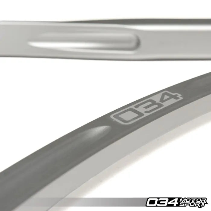 034 Motorsport Front Strut Brace, B9/B9.5 Audi A4/S4, A5/S5/RS5, Allroad, Billet Aluminum