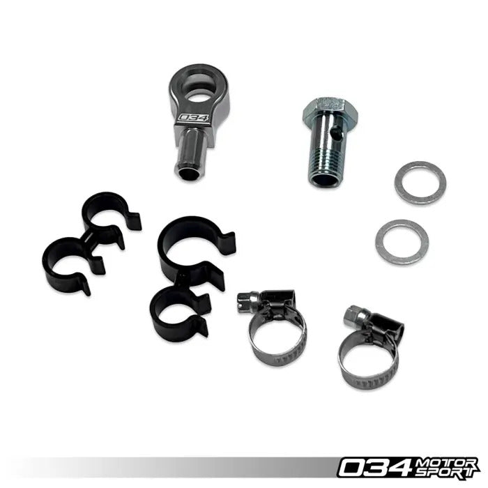 034Motorsport Billet Aluminum DSG Breather Catch Can Kit for Audi 8V.5 RS3