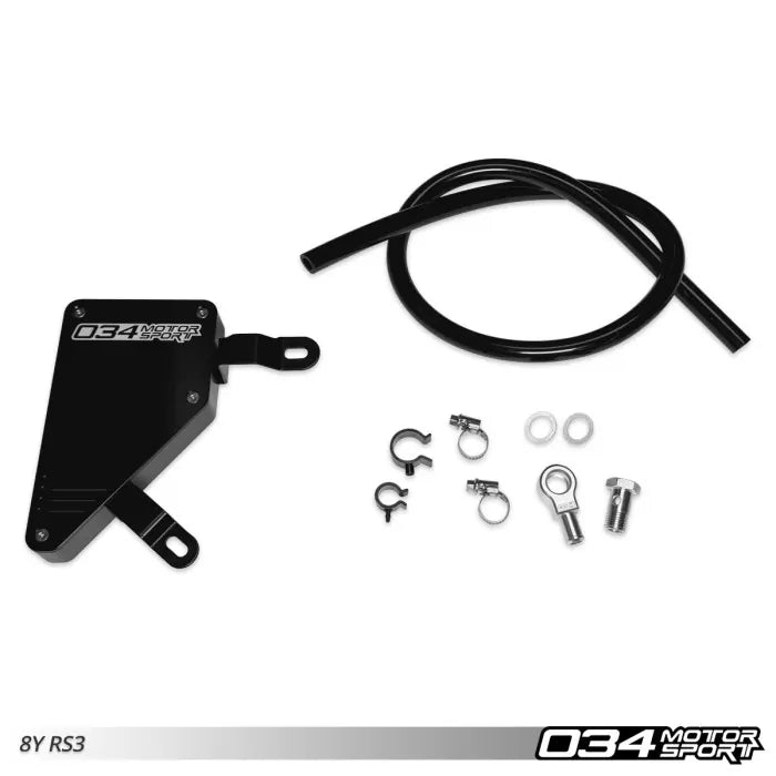034Motorsport Billet Aluminum DSG Breather Catch Can Kit for Audi 8Y A3/S3/RS3