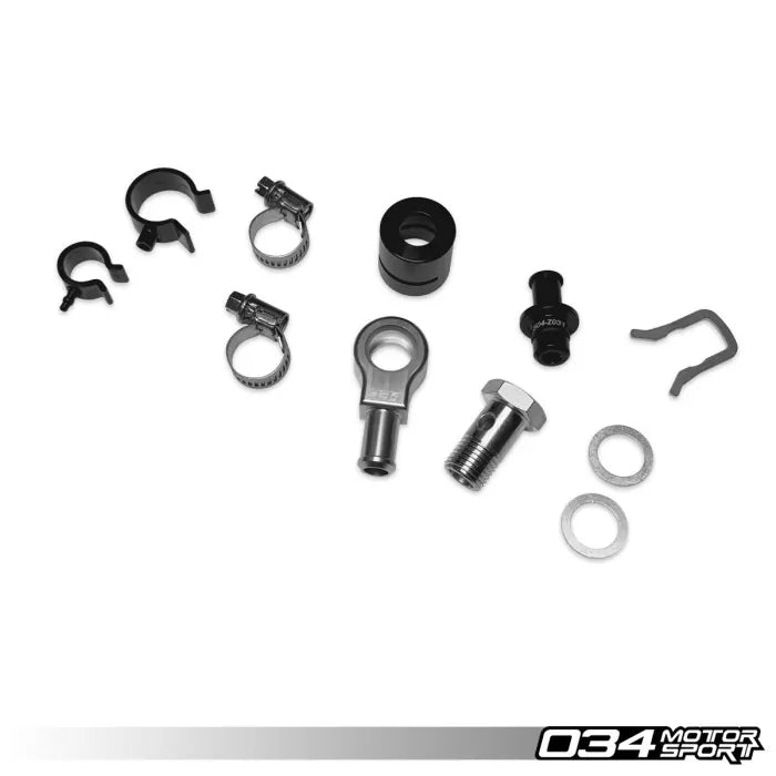 034Motorsport Billet Aluminum DSG Breather Catch Can Kit for Audi 8Y A3/S3/RS3