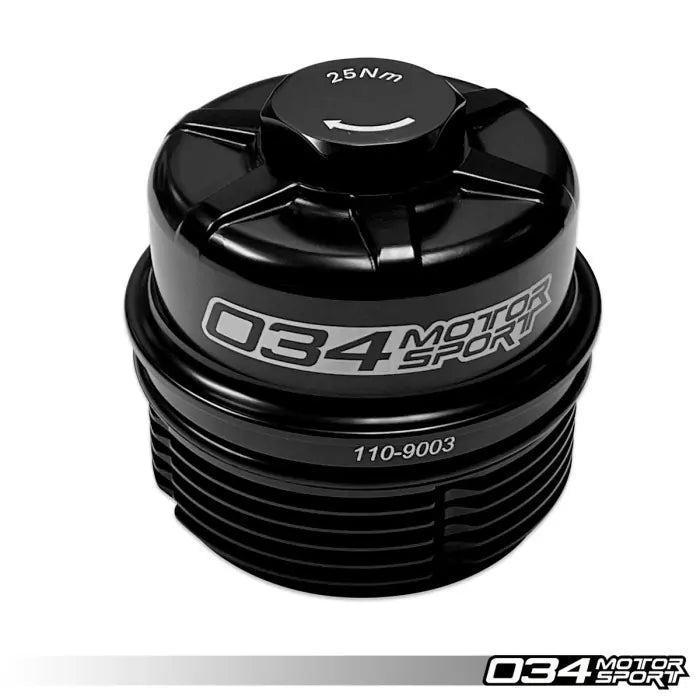 All 034 034Motorsport Billet Oil Filter Housing, EA839 V6 Engines (2.9T/3.0T ...