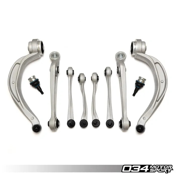 034 Motorsport Density Line Control Arm Kit, B8/B8.5 Audi A4/S4/RS4, A5/S5/RS5, Q5/SQ5, C7/C7.5 A6/S6/RS6, A7/S7/RS7, & 95B Porsche Macan