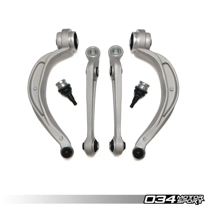 034 Motorsport Density Line Control Arm Kit Upper Adjustable, B8/B8.5 Audi A4/S4/RS4, A5/S5/RS5, Q5/SQ5, C7/C7.5 A6/S6/RS6, A7/S7/RS7, & 95B Porsche Macan