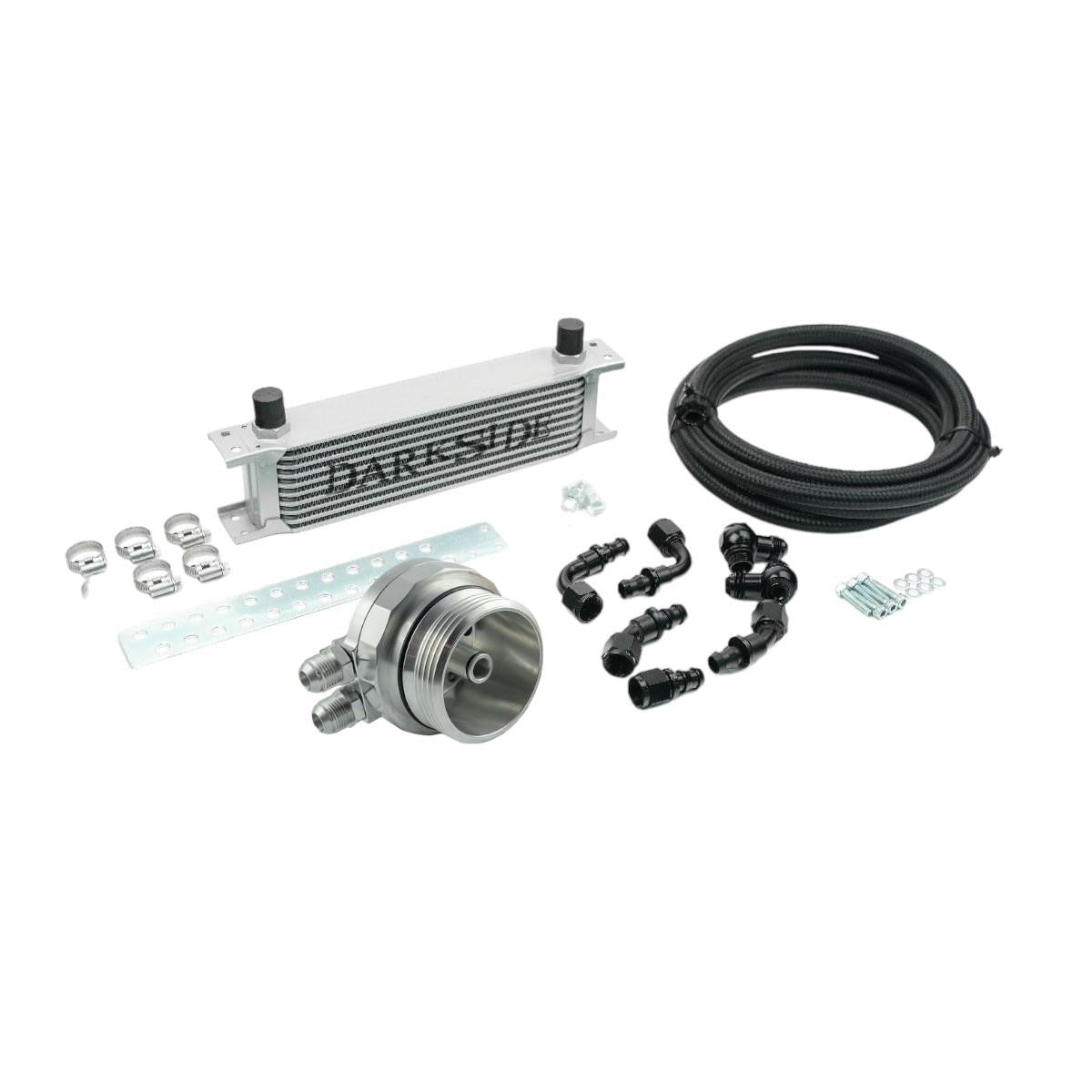 Darkside Front Mounted Engine Oil Cooler Kit for 3.0 TDI Engines (Oil Cap Adaptor)