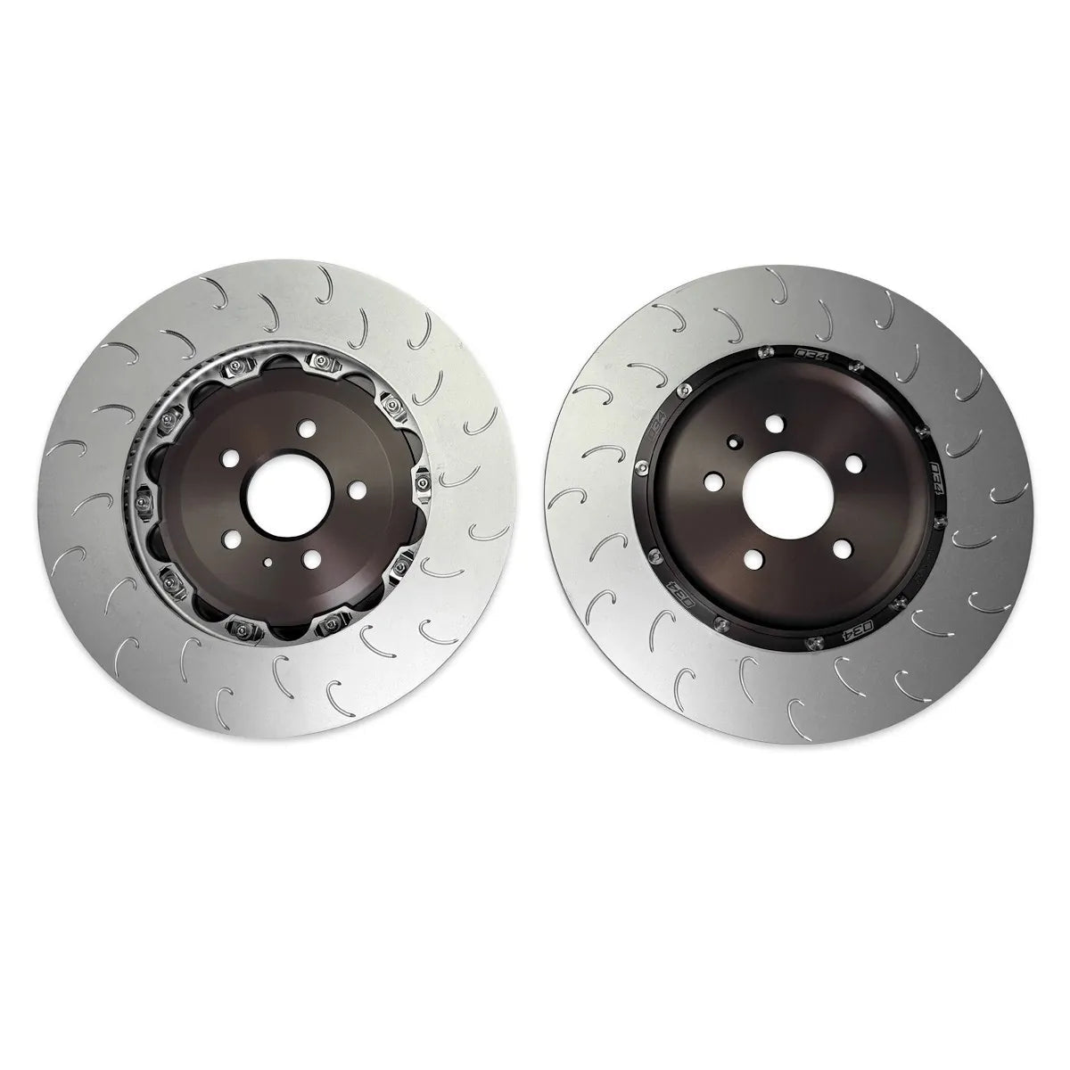 034Motorsport 2-Piece Floating Rear Brake Rotor Upgrade for Audi C8 RS6 & RS7