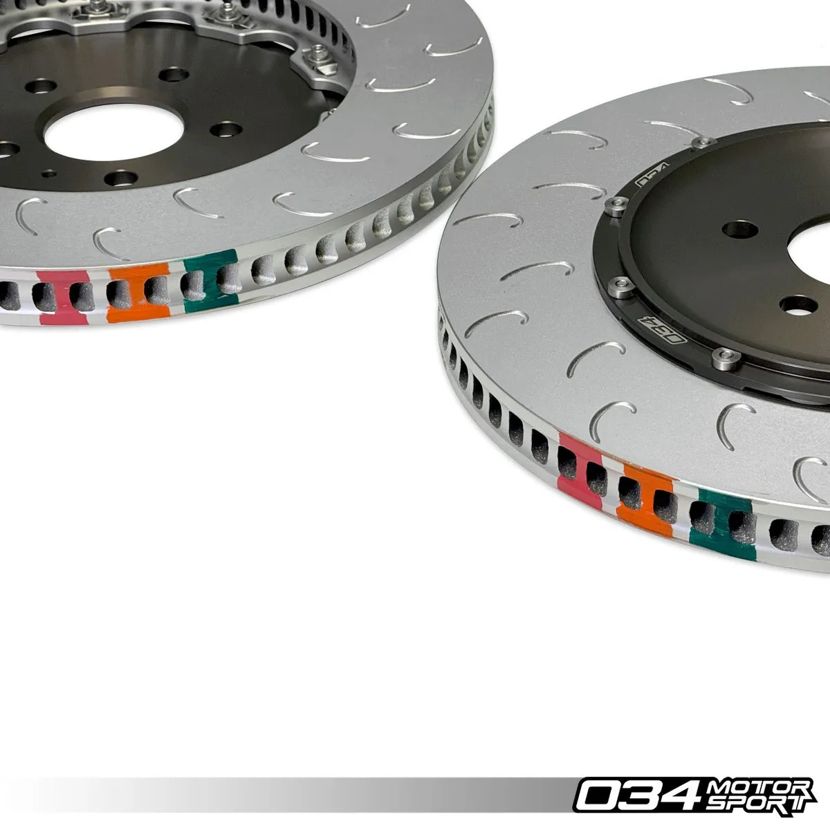 034Motorsport 2-Piece Floating Rear Brake Rotor Upgrade for Audi C8 RS6 & RS7
