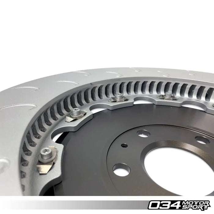034MS 2-Piece Floating Front Brake Rotor Upgrade Kit for Audi 8V.5 RS3 ...