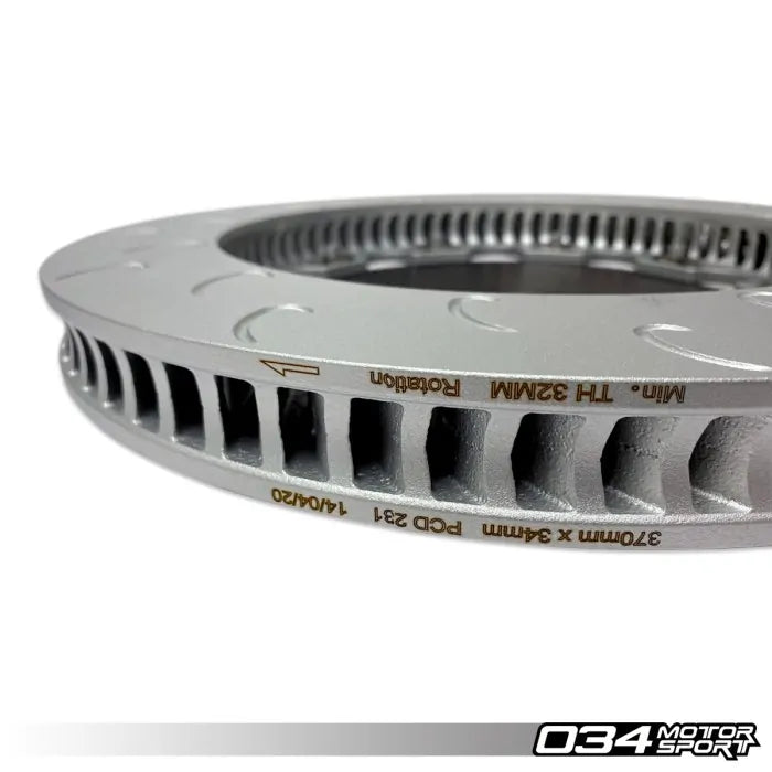 034MS 2-Piece Floating Front Brake Rotor Upgrade Kit for Audi 8V.5 RS3 ...