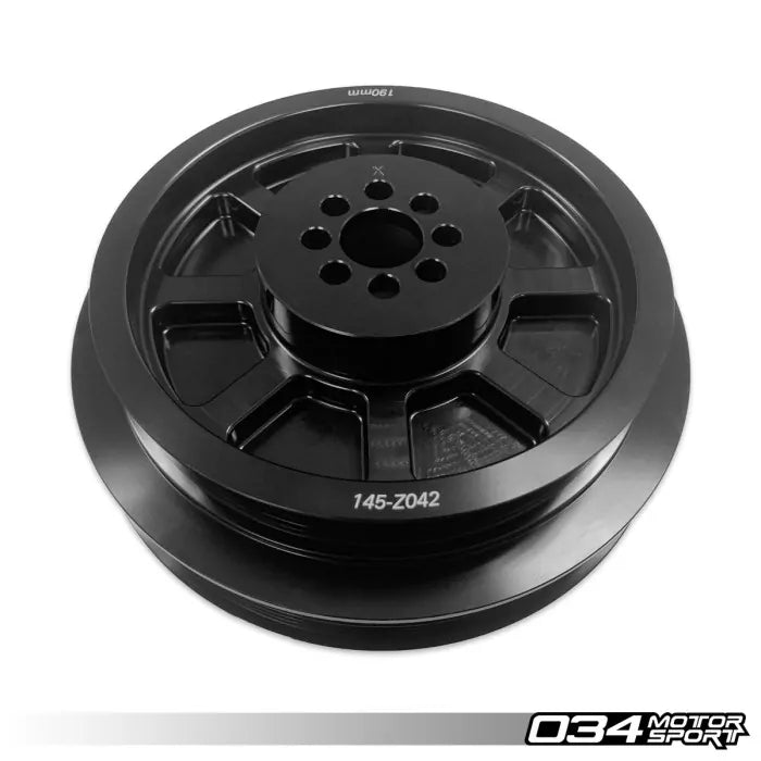 034Motorsport 3.0 TFSI Supercharger 190mm Crank Pulley Upgrade, B8/B8.5 Audi S4/S5/Q5/SQ5 & C7 Audi A6/A7