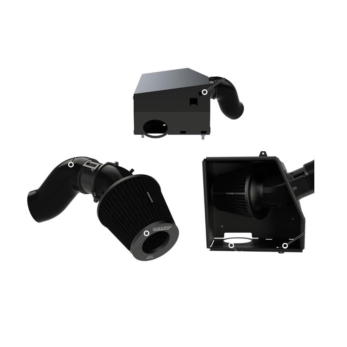 Darkside VW Amarok 3.0 TDI V6 Performance Air Induction / Intake Kit