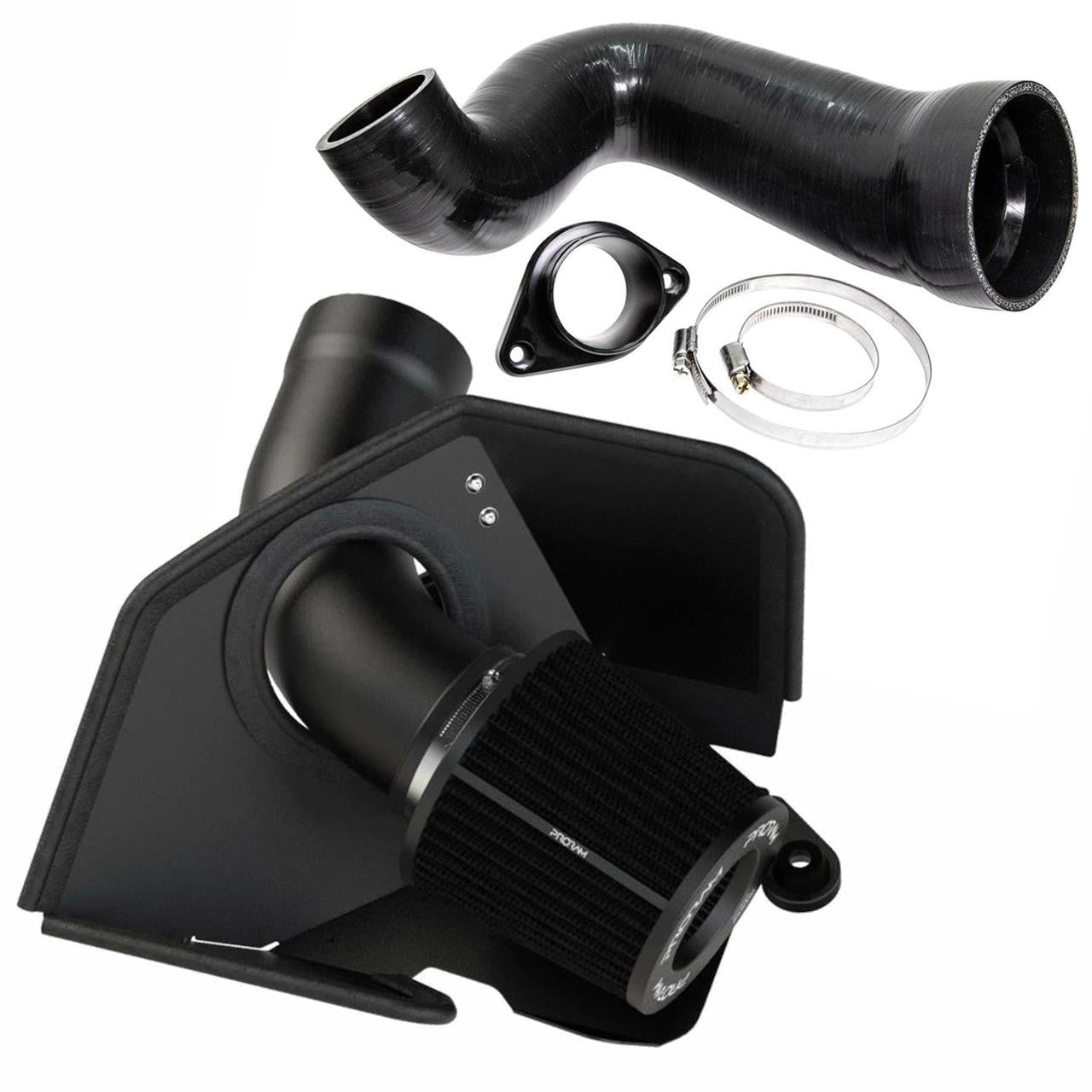 Ramair Performance Induction Kit with Turbo Inlet for VW MK8 1.5 TSI - Black Hose (BUNDLE-PRK-143-TI-008-BK)