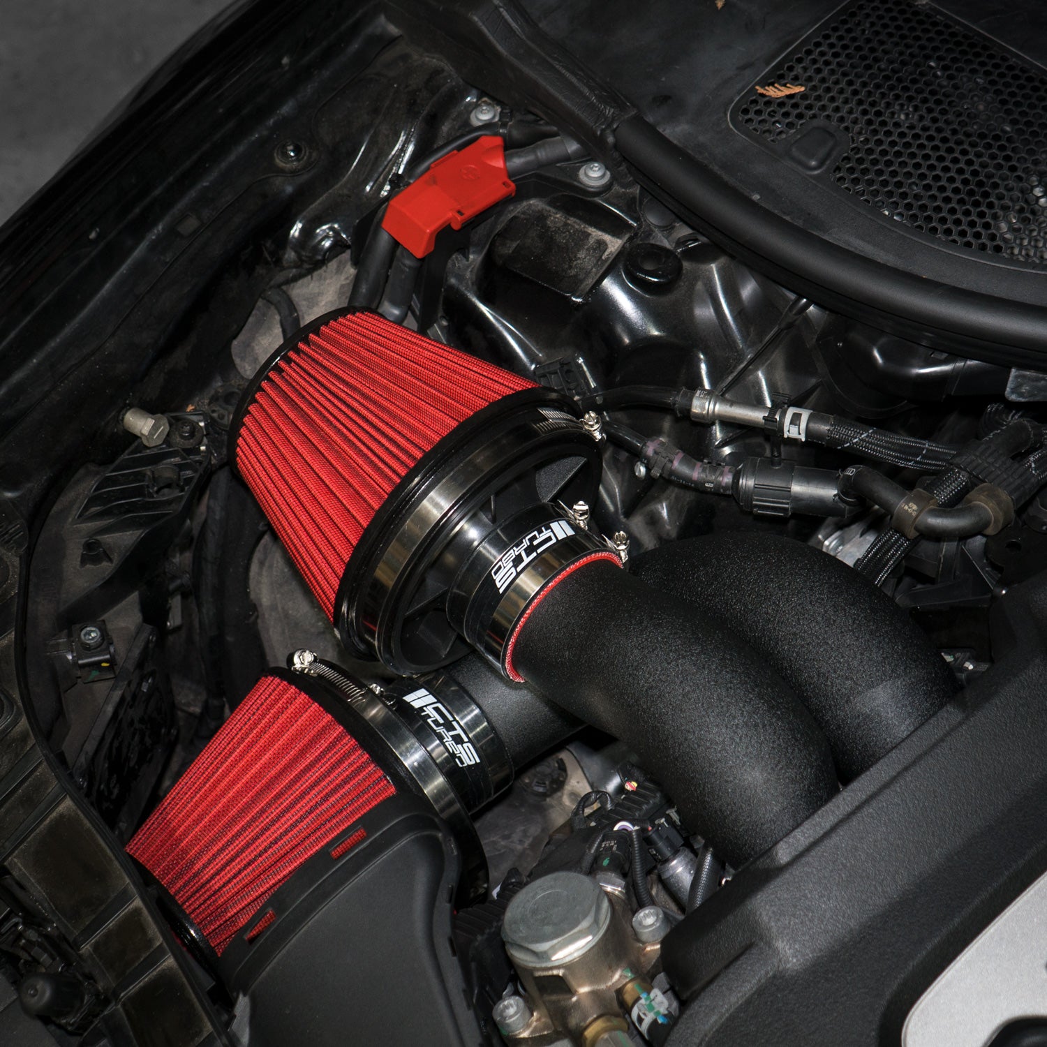 CTS TURBO C7 S6/S7/RS6/RS7 DUAL 3″ INTAKE KIT WITH 6″ VELOCITY STACK