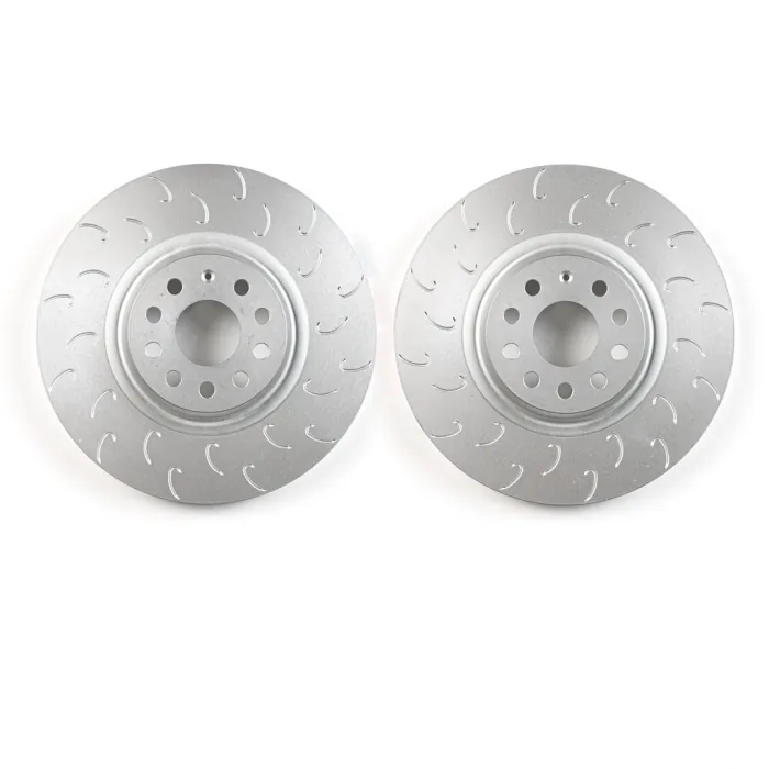 034Motorpsort 1-Piece Front Brake Rotor Upgrade Kit, MK8 VW GTI, Audi 8V/8V.5 S3 & MK7/Mk7.5 VW GTI w/ Performance Pack