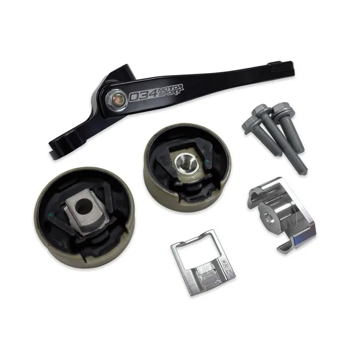 034Motorsport Billet Spherical Dogbone Mount Performance Pack with Dogbone Pucks, Volkswagen & Audi MQB And MQB EVO With 7-speed DSG