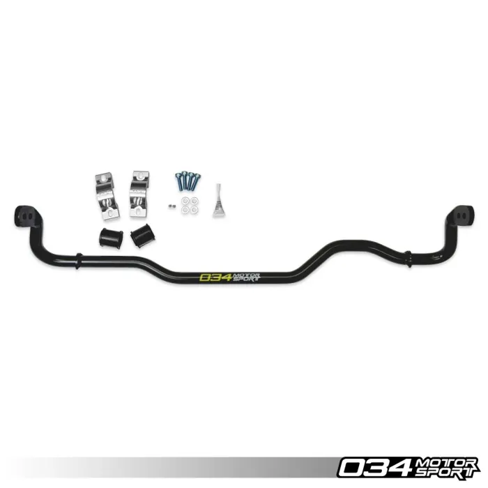 034Motorsport RS+ Adjustable Solid Rear Sway Bar Upgrade, MQB AWD 23.8MM
