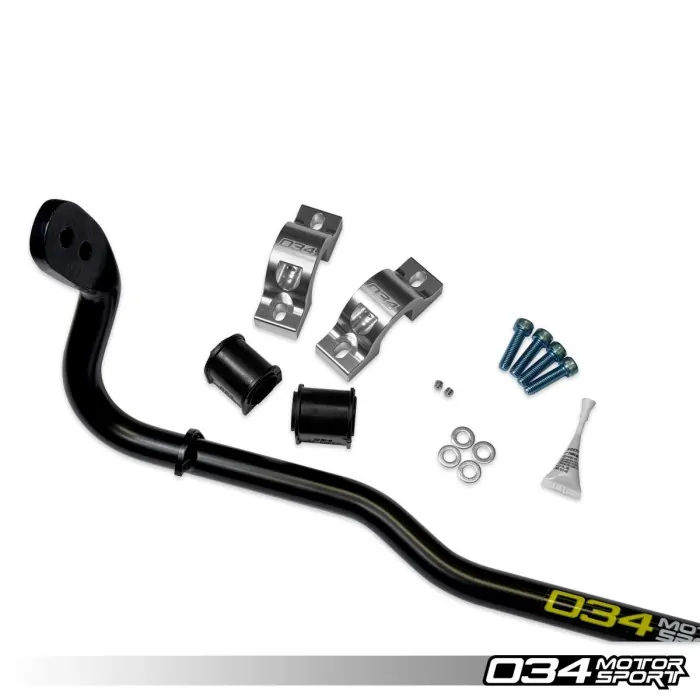 034Motorsport RS+ Adjustable Solid Rear Sway Bar Upgrade, MQB AWD 23.8MM