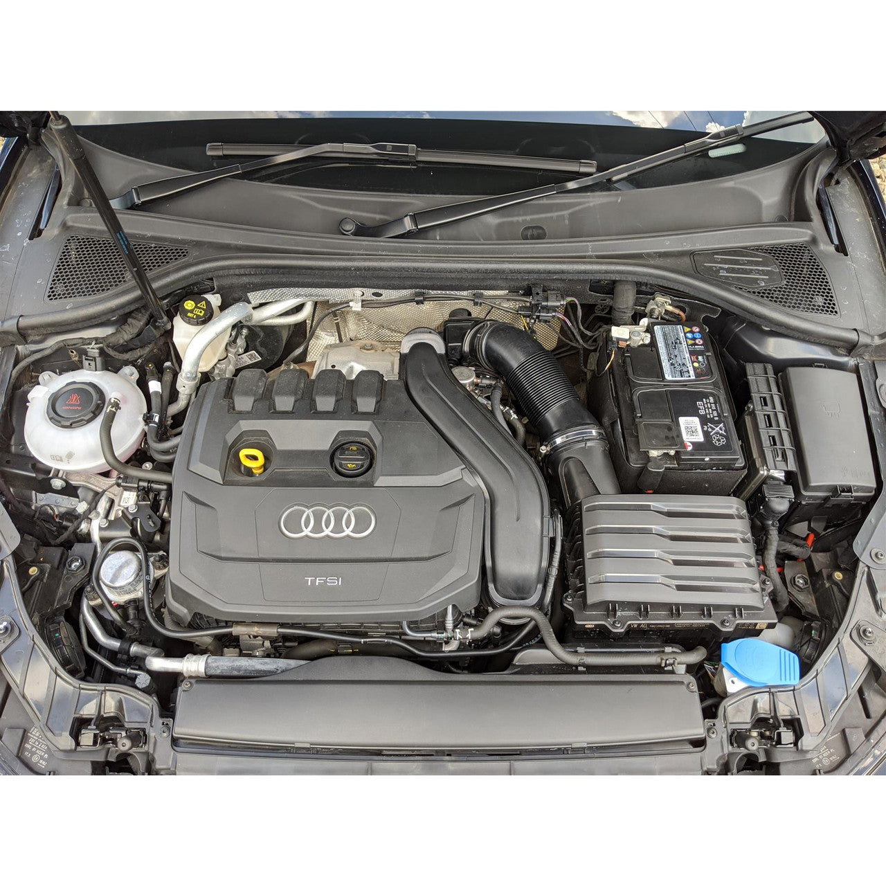 Ramair Performance Pleated Induction Kit for VW MK8 1.5 TSI (PRK-143-BK)