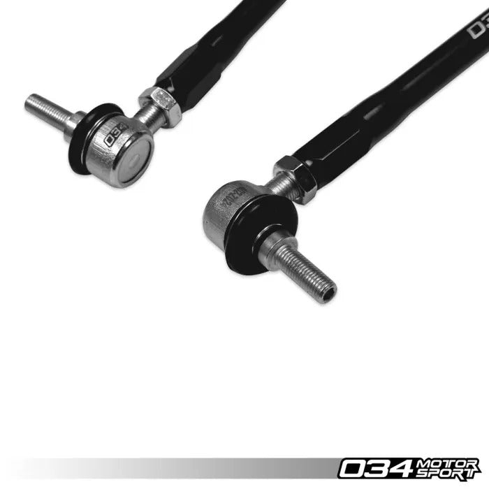 034 Motorsport Dynamic+ Billet Adjustable Front Sway Bar End Links, E8X & E9X BMW M