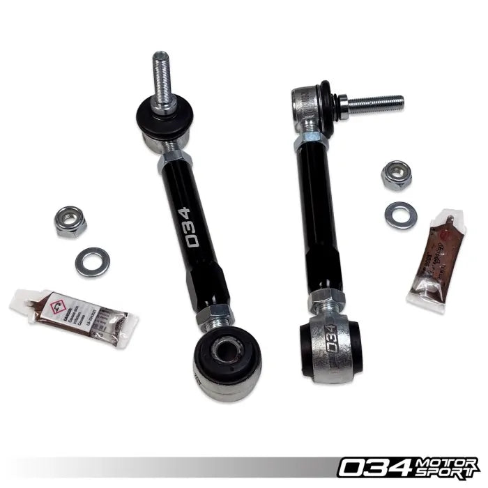 All 034 034Motorsport Dynamic+ Billet Adjustable Front Sway Bar End Links For ...