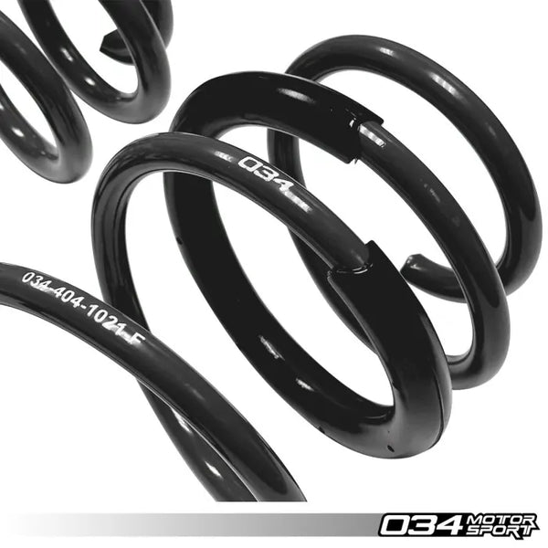 034 Motorsport Dynamic+ Lowering Springs for MK8 Volkswagen Golf R ...