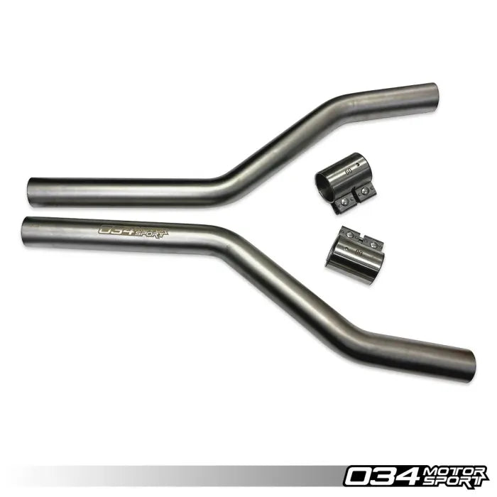 034 MS Res-X Front Resonator Delete, B9/B9.5 Audi S4/S5 3.0T
