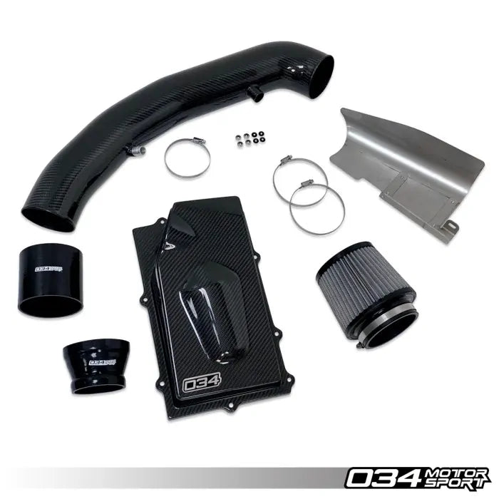 034Motorsport X34 4'' Carbon Fiber Closed-Top Cold Air Intake System Audi TT RS & RS3 2.5 TFSI EVO