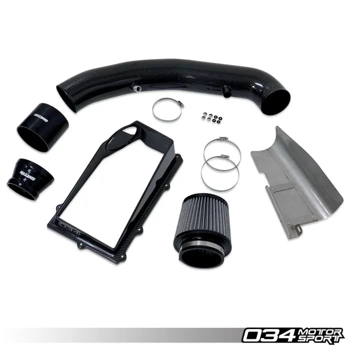 034Motorsport X34 4' Carbon Fiber Open-Top Cold Air Intake System Audi TT RS & RS3 2.5 TFSI EVO