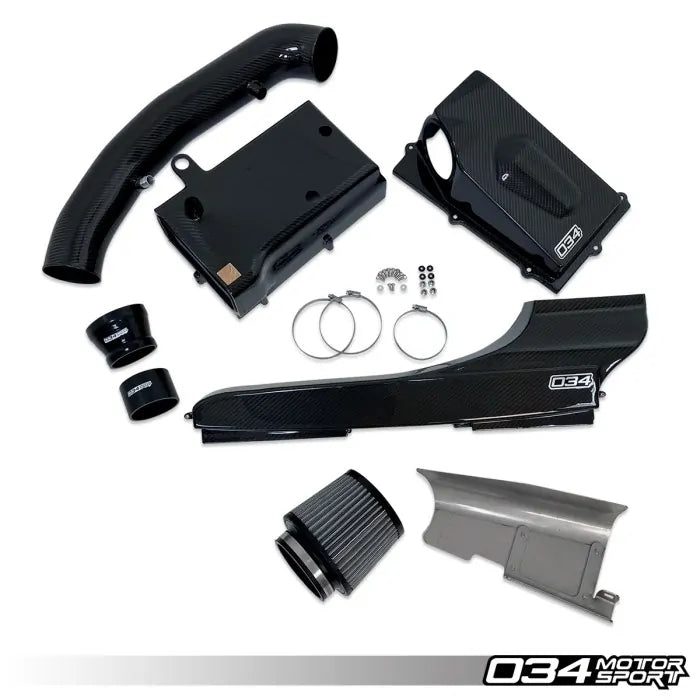 034Motorsport X34 Carbon Fiber 4'' Closed Top Intake Bundle Audi TT RS & RS3 2.5 TFSI EVO