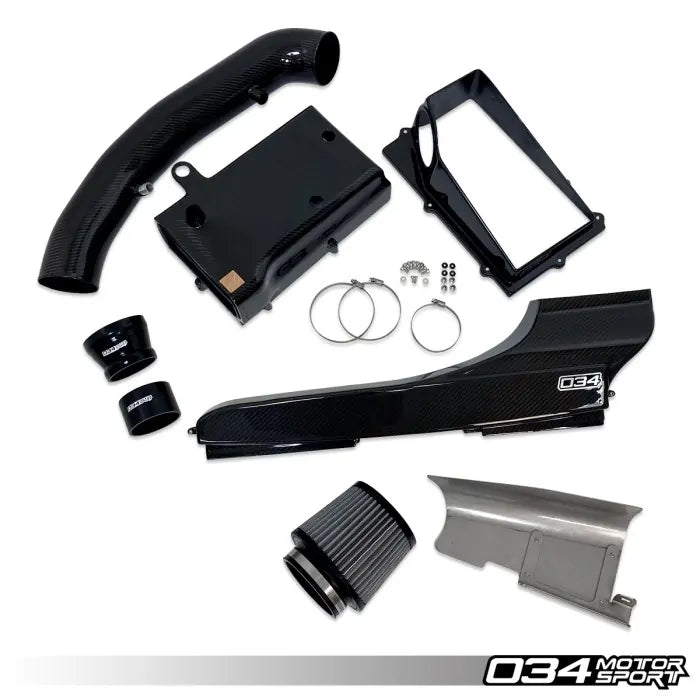 034Motorsport X34 Carbon Fiber Open-Top 4 Intake Bundle Audi TTRS & RS3 2.5 TFSI EVO