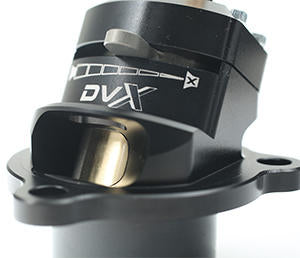 GFB T9654 DVX DIVERTER VALVE: PERFORMANCE WITH VOLUME CONTROL suits Ford, Volvo, Porsche & Borg Warner EFR Turbos