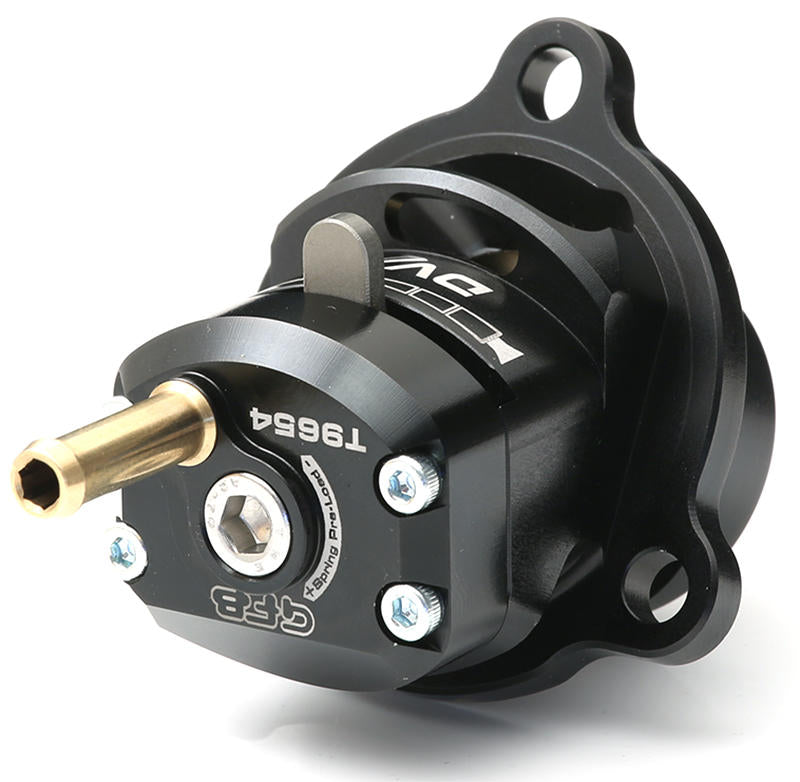 GFB T9654 DVX DIVERTER VALVE: PERFORMANCE WITH VOLUME CONTROL suits Ford, Volvo, Porsche & Borg Warner EFR Turbos