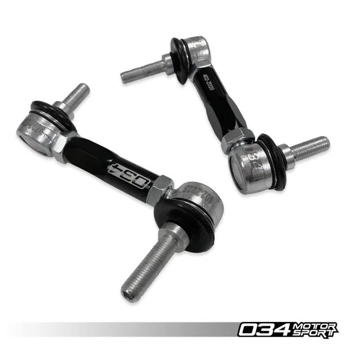 All 034 034Motorsport Dynamic+ Billet Adjustable Rear Sway Bar End Link Kit fo ...