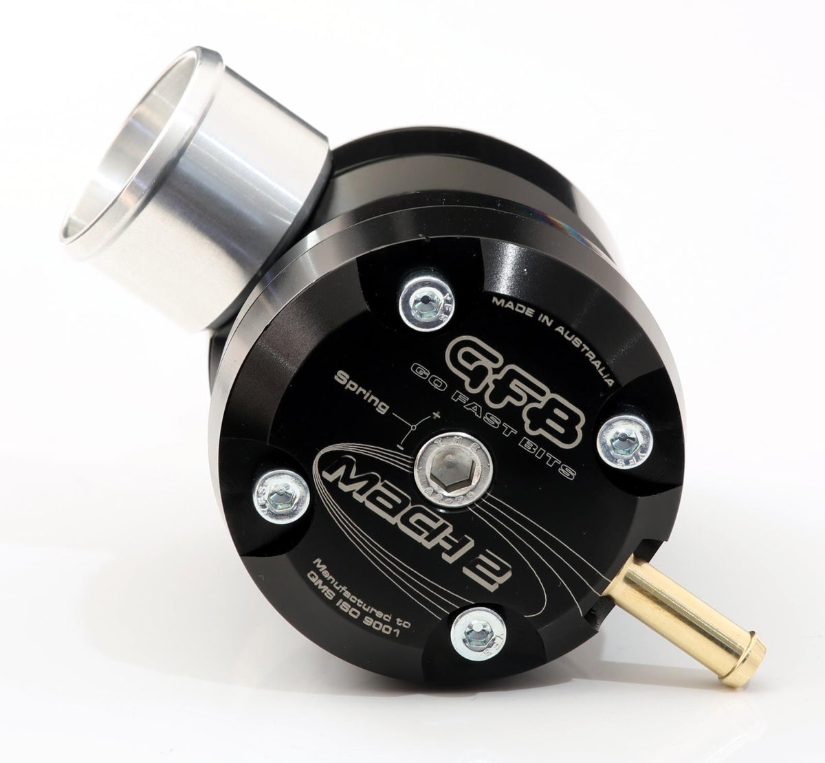 GFB Mach 2 T9135 TMS Recirculating Diverter valve (35mm inlet, 30mm outlet – suits MY97-98 WRX/STi)