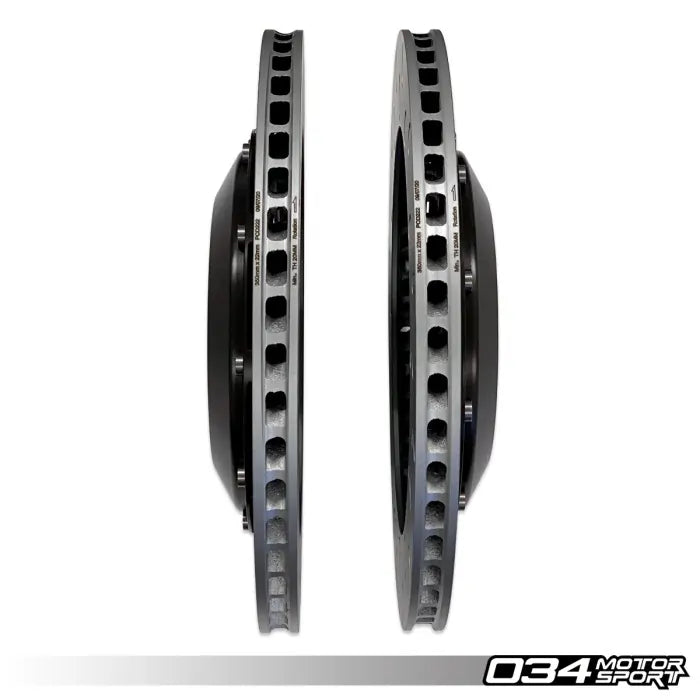 Qbp Rotor 034Motorsport 2-Piece Floating Rear Brake Rotor 350mm Upgrade for MQB ...