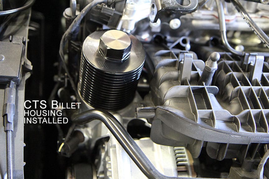 CTS B-COOL BILLET MQB OIL FILTER HOUSING4