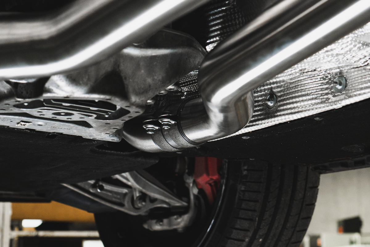 CTS Turbo Mid Pipes/Resonator Delete C8 Audi RS6/RS7
