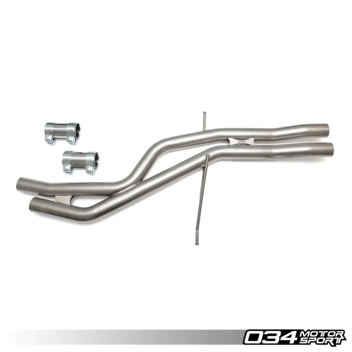 034 Motorsport Res-X Resonator Delete and X-Pipe, B8/B8.5 Audi S4 3.0 TFSI