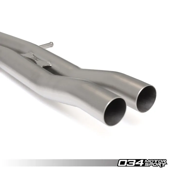 034 Motorsport Res-X Resonator Delete and X-Pipe, B8/B8.5 Audi S4 3.0 TFSI