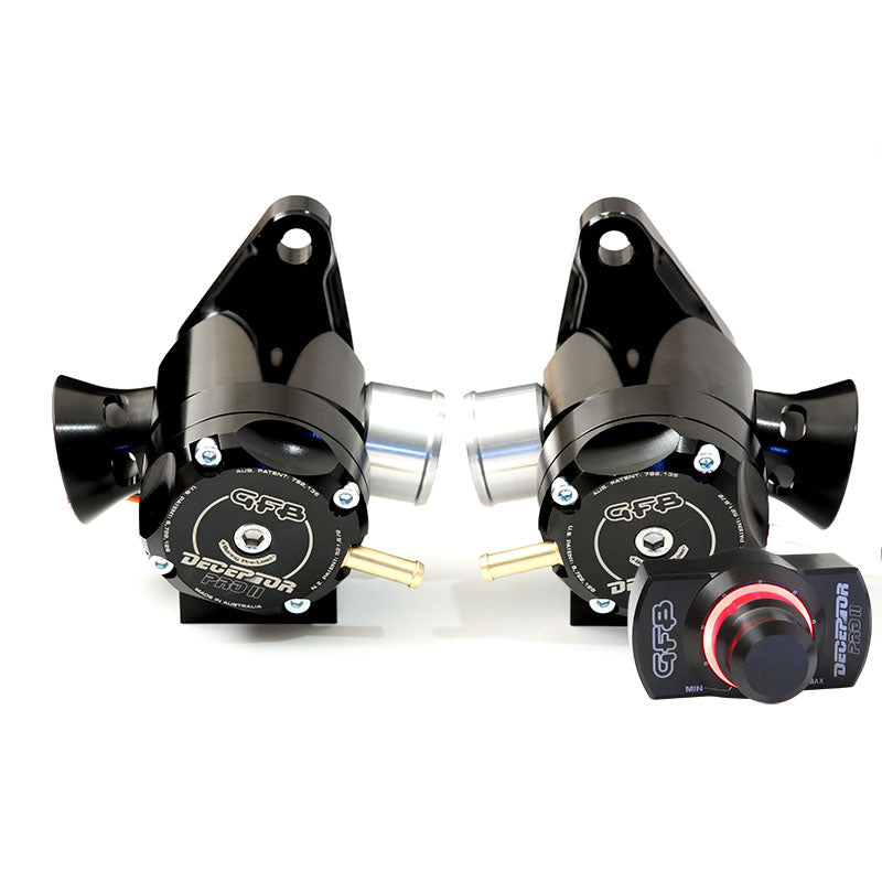 GFB Deceptor Pro II T9505 Diverter / Blow Off Valve (Twin Valve Kit) with Electronic Sound Adjustment System for Nissan Applications